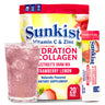 Sunkist Hydration Strawberry Lemon Collagen Electrolyte Drink Mix