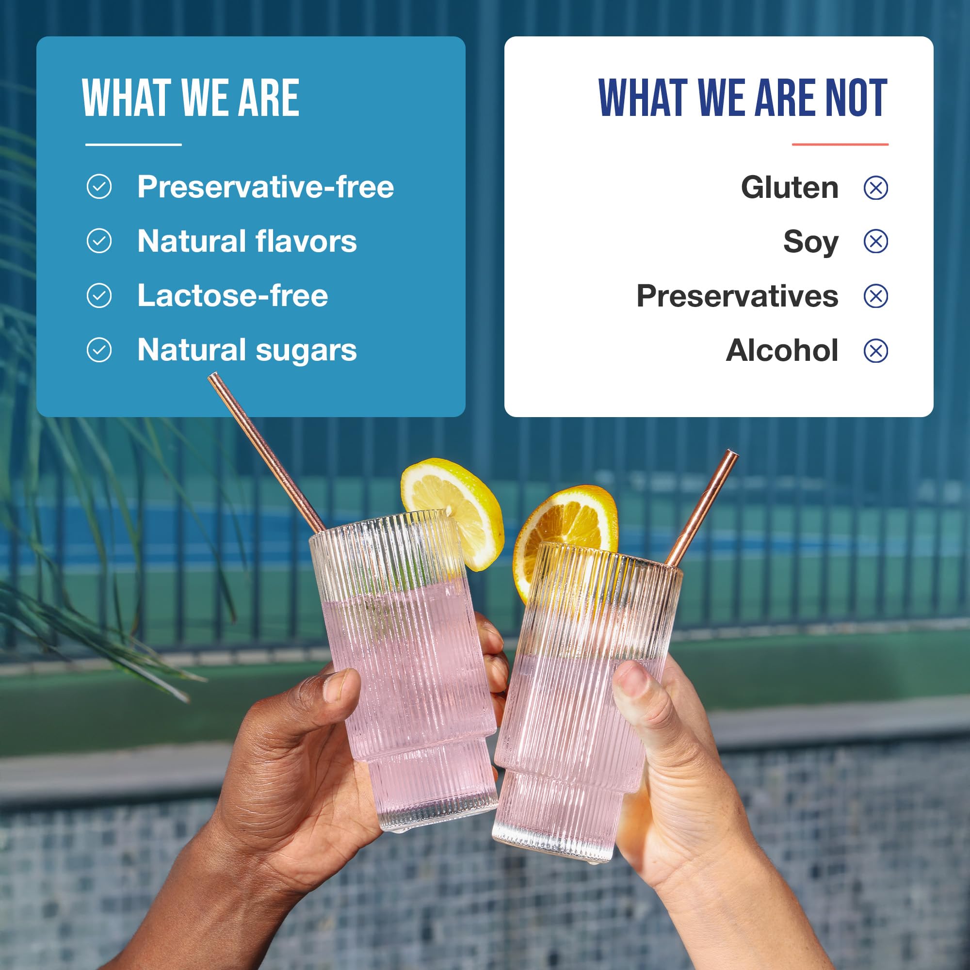 Sunkist Hydration Strawberry Lemon Collagen Electrolyte Drink Mix