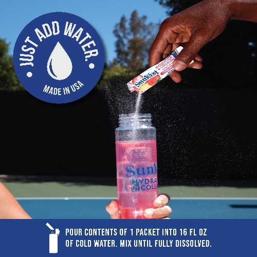 Sunkist Hydration Strawberry Lemon Collagen Electrolyte Drink Mix
